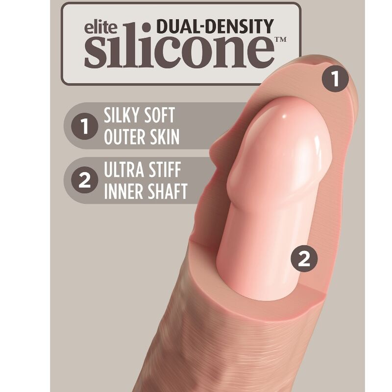 Godemichet King Cock Elite XXL Chair Réaliste - Pipedream