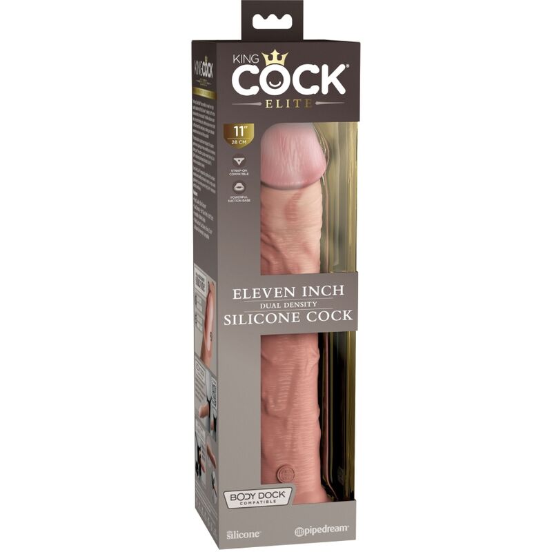Gode Réaliste King Cock Elite XXL Chair 28cm - Pipedream