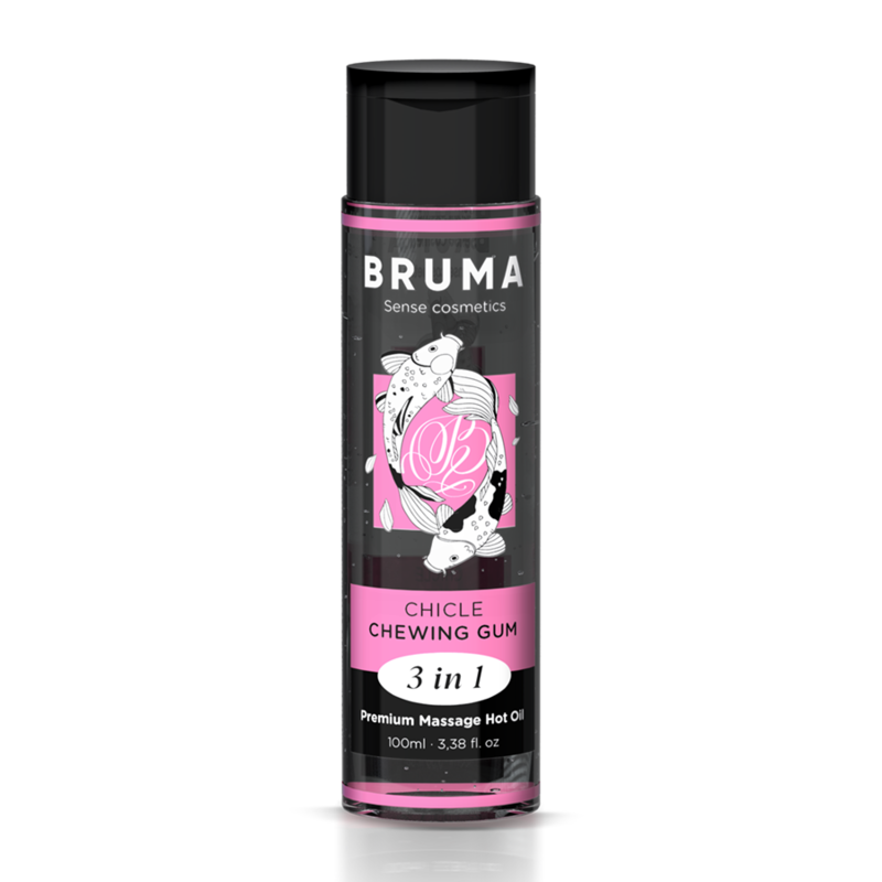 Huile de Massage Chauffante Bruma Saveur Bubblegum - Bruma