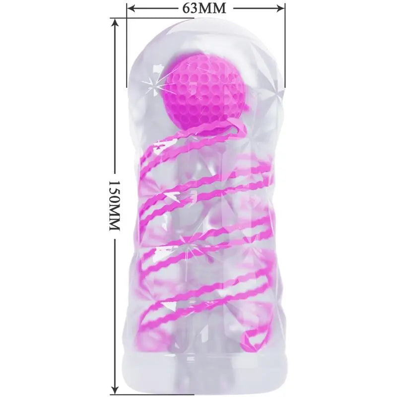 Masturbateur Fantasy Spirale Interne Transparent - Pretty Love - PRETTY LOVE MALE