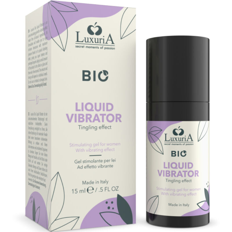 Gel Stimulant Bio Luxuria Effet Vibrant 15ml - Intimateline - INTIMATELINE LUXURIA
