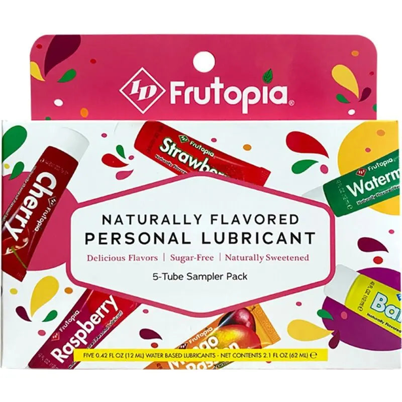 Lubrifiant Aromatisé ID Frutopia Assortiment 5 Saveurs - ID