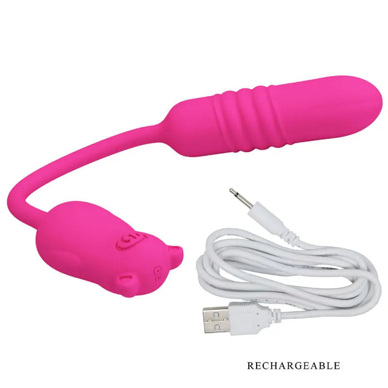 Balle Vibrante Nobikuma Silicone Rose - Pretty Love - PRETTY LOVE FLIRTATION