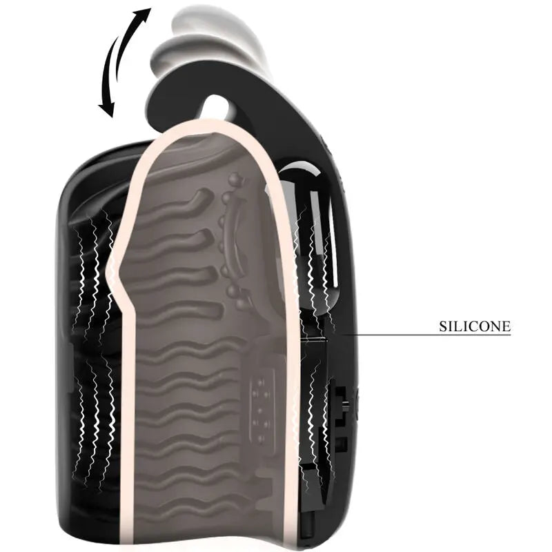 Masturbateur Manuel Rechargeable Gland Noir - Pretty Love - PRETTY LOVE MALE