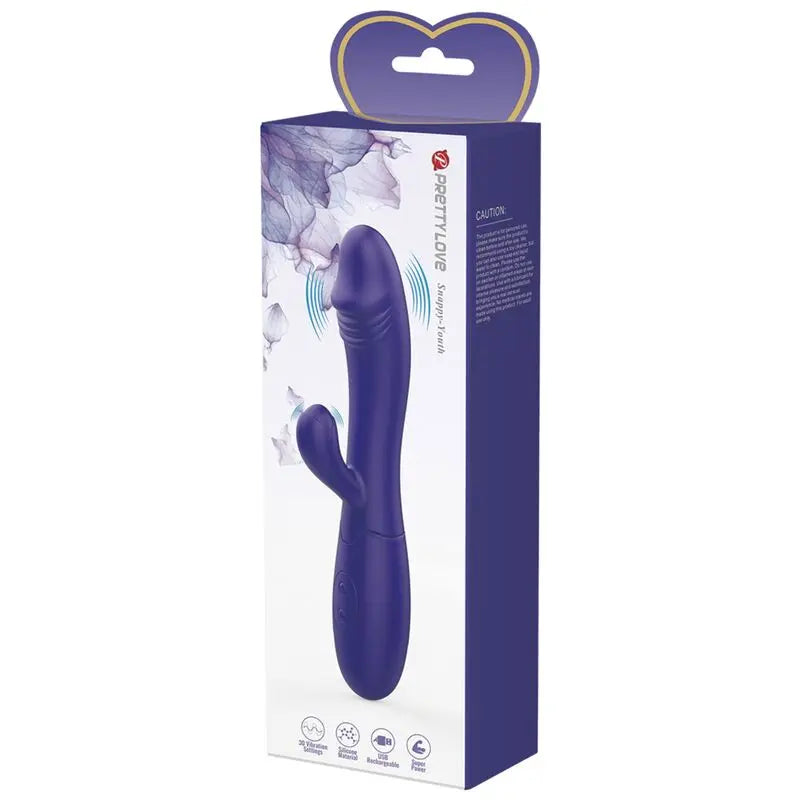 Stimulateur Point G Vibrateur Snappy Youth Violet - Pretty Love - PRETTY LOVE LED