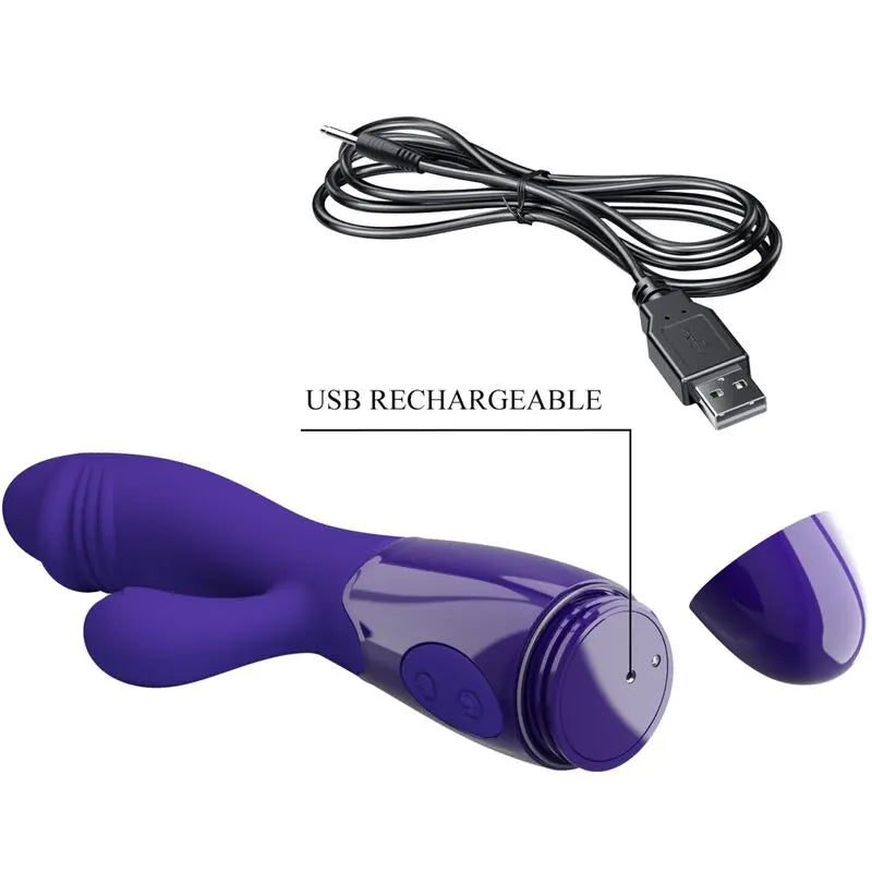 Stimulateur Point G Vibrateur Snappy Youth Violet - Pretty Love - PRETTY LOVE LED