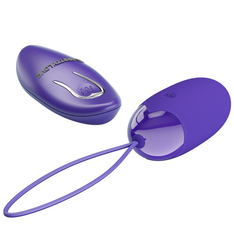 Pretty Love – Mini Oeuf Vibrant avec télécommande – Violet