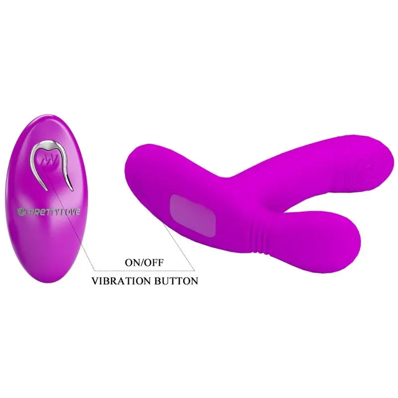 Vibromasseur Double Stimulation Geri Violet - Pretty Love - PRETTY LOVE FLIRTATION