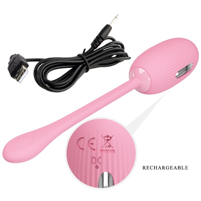 Pretty Love – Oeuf vibrant connecté contrôle smartphone – Rose