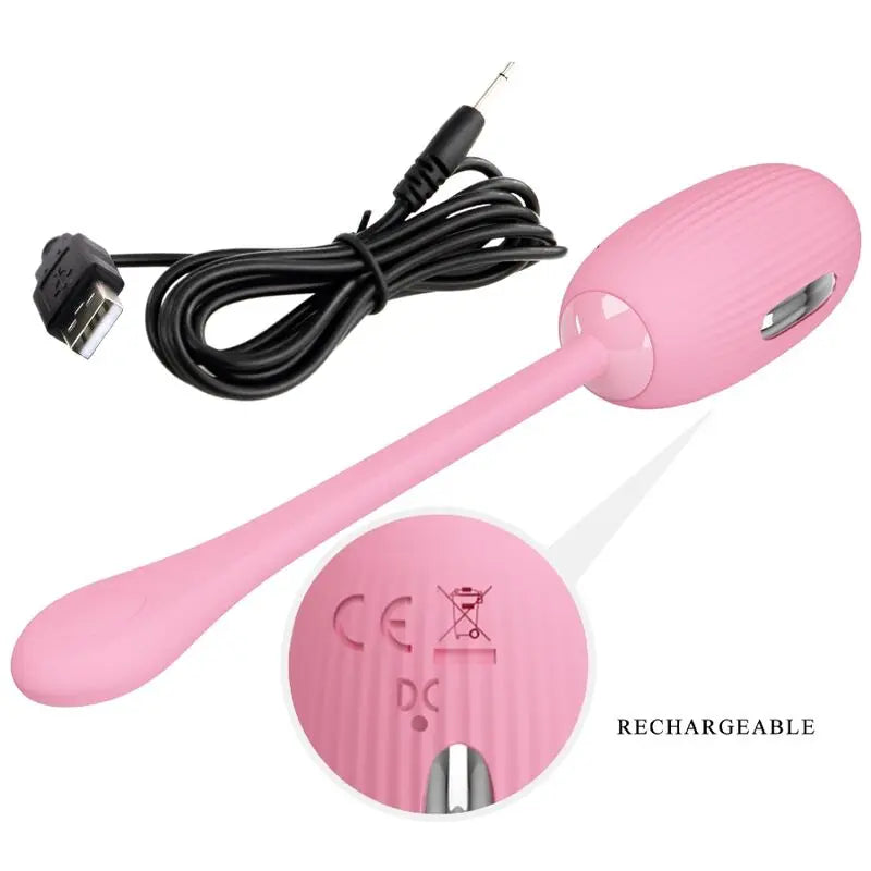 Pretty Love – Oeuf vibrant connecté contrôle smartphone – Rose