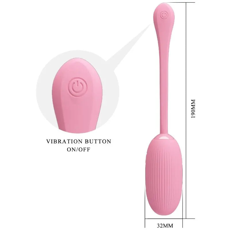 Pretty Love – Oeuf vibrant connecté contrôle smartphone – Rose