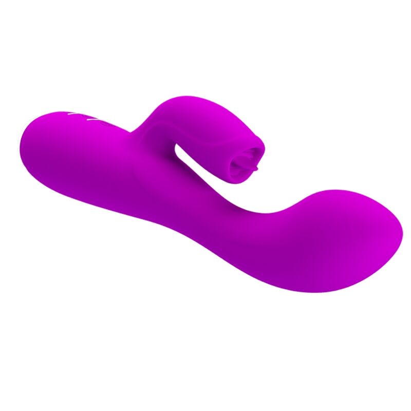 Vibrateur Lapin Rechargeable Gloria Imperméable Violet - Pretty Love - PRETTY LOVE C-TYPE
