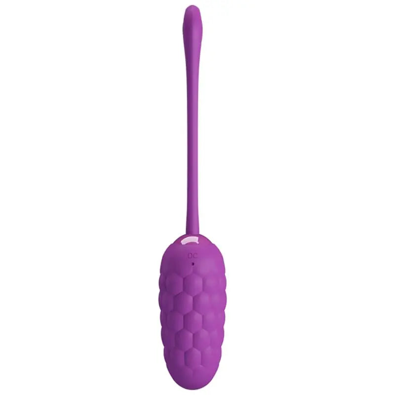 Pretty Love – Oeuf Vibrant Rembourré Silicone Rechargeable – Violet