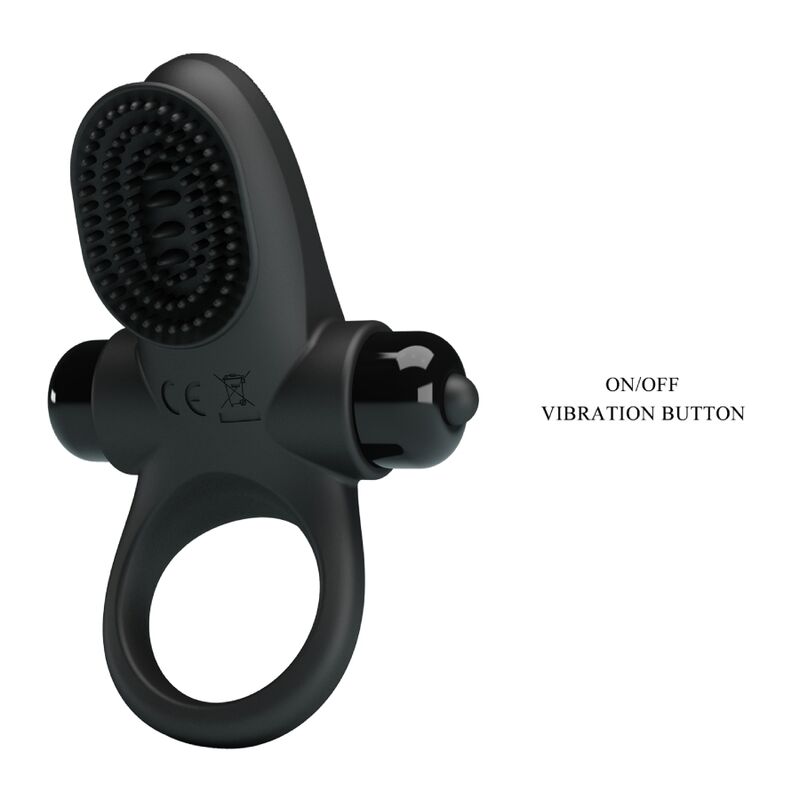 Anneau Pénien Vibrant Vibrator Ring II Noir - Pretty Love