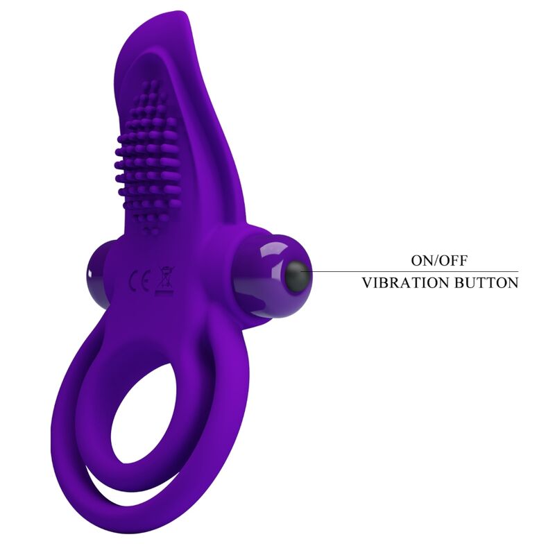 Anneau Pénien Vibrant Pretty Love Violet - Pretty Love