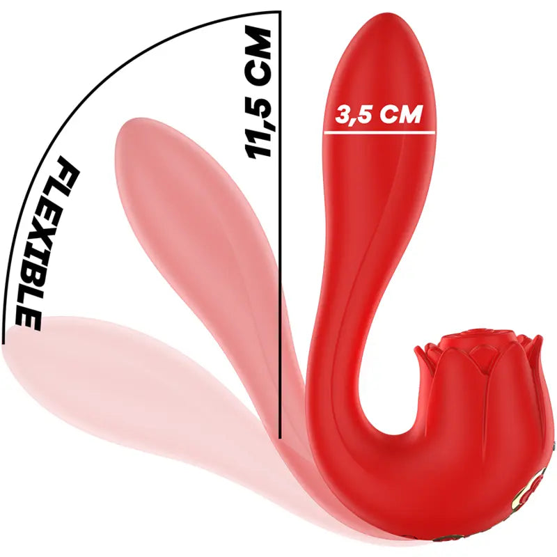 Stimulateur Clitoridien Selena Vibrant Tapping Rouge - MIA - MIA