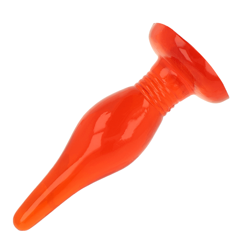 Baile - Plug Anal avec Ventouse 14,2 cm - Orange