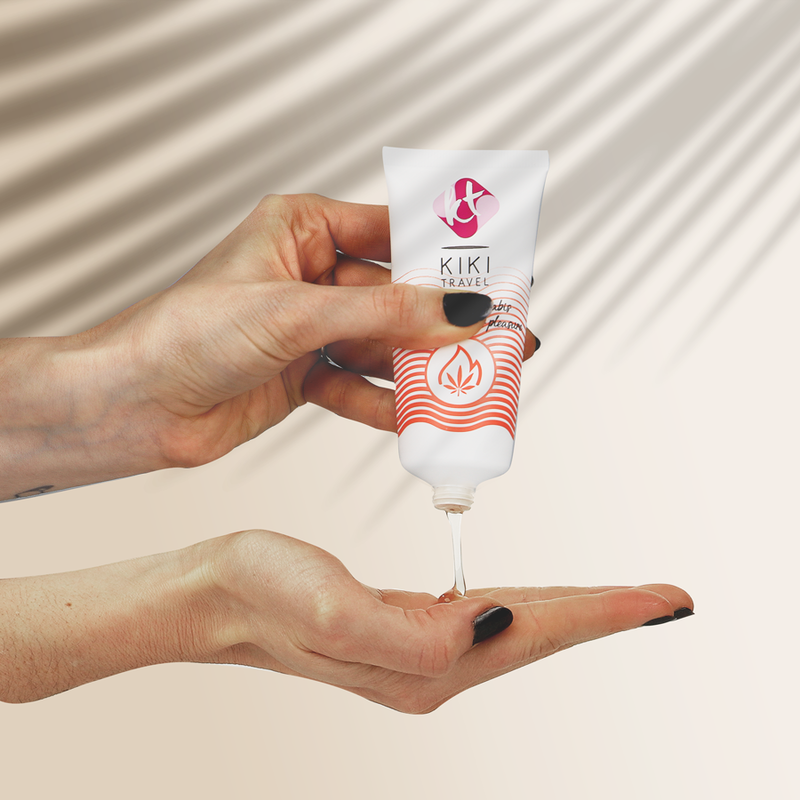 Kikí Travel - Lubrifiant Saveur Cannabis avec Effet Chauffant - 50 ml