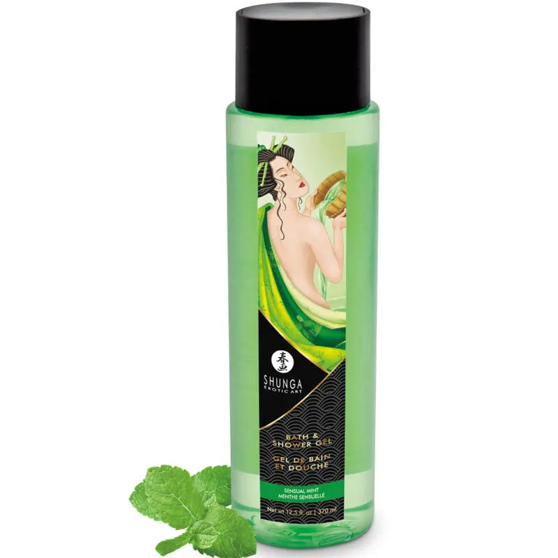 Shunga - Gel de bain et Douche Menthe - 370 ml