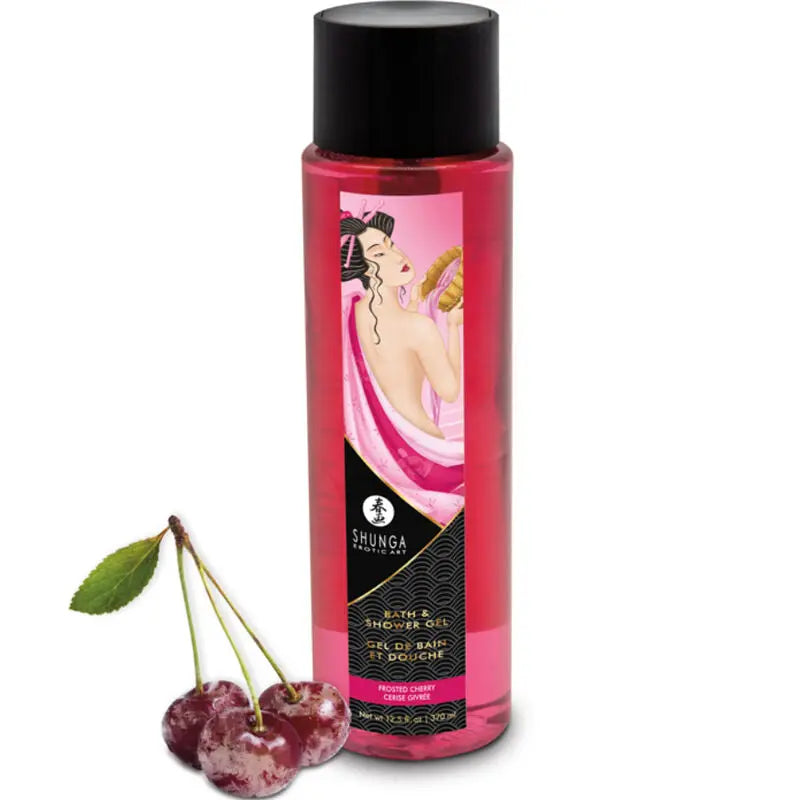 Shunga - Gel de bain et Douche Cerise Givrée - 370 ml