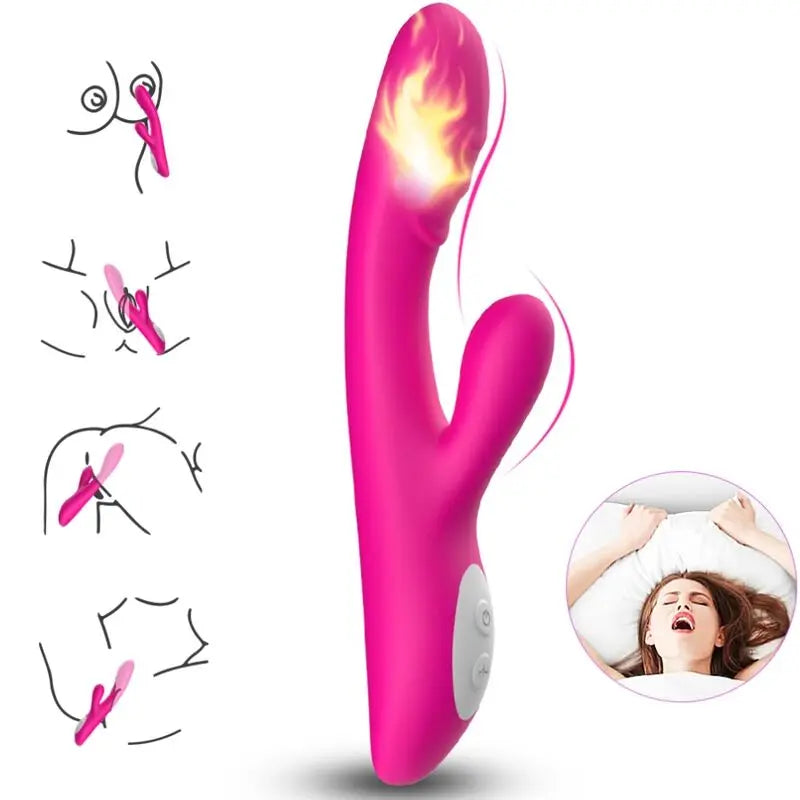 Vibrateur Spark Effet Chaleur Fuchsia - Armony - Armony