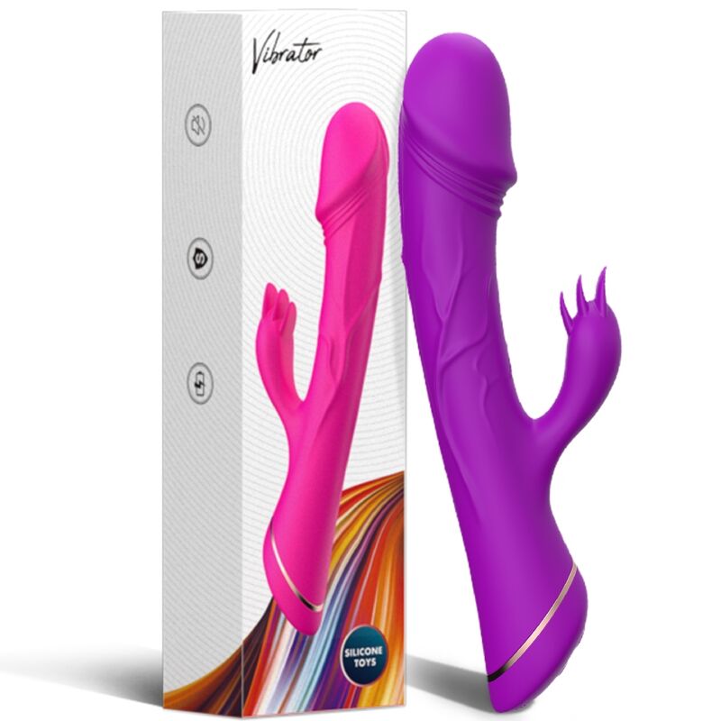 Vibromasseur Lapin Armony Double Stimulation Violet - Armony