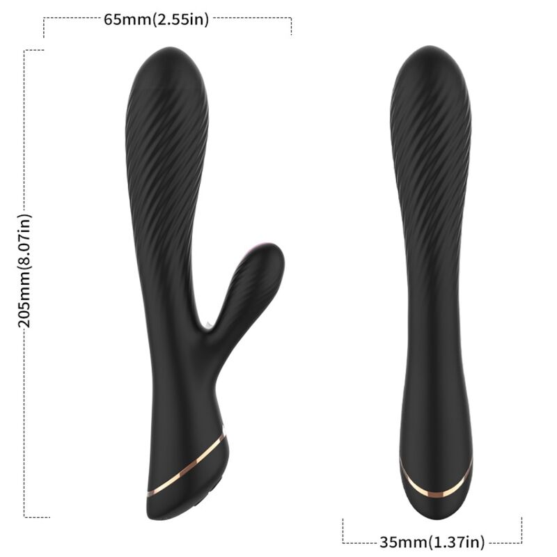 Vibromasseur Lapin Armony Noir - Armony