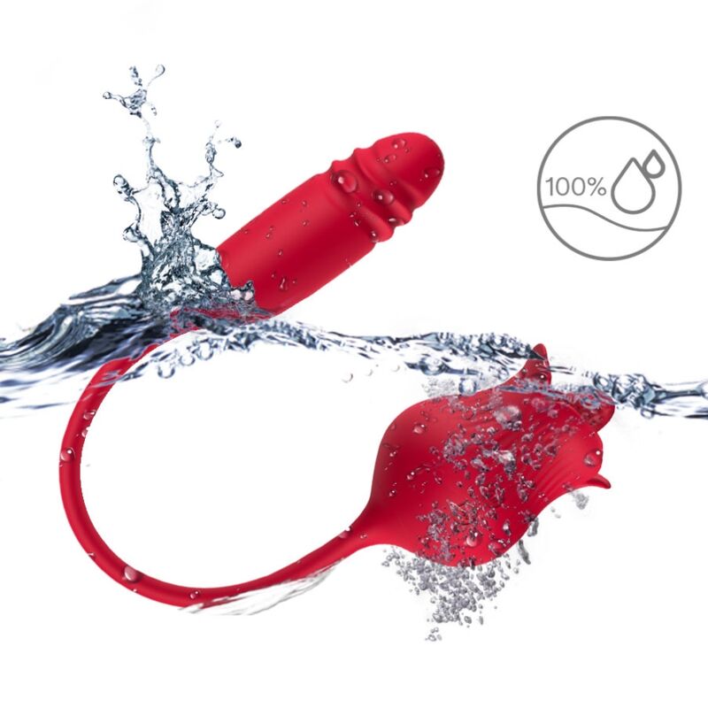 Stimulateur Clitoridien Armony Roselip Licking Rouge - Armony