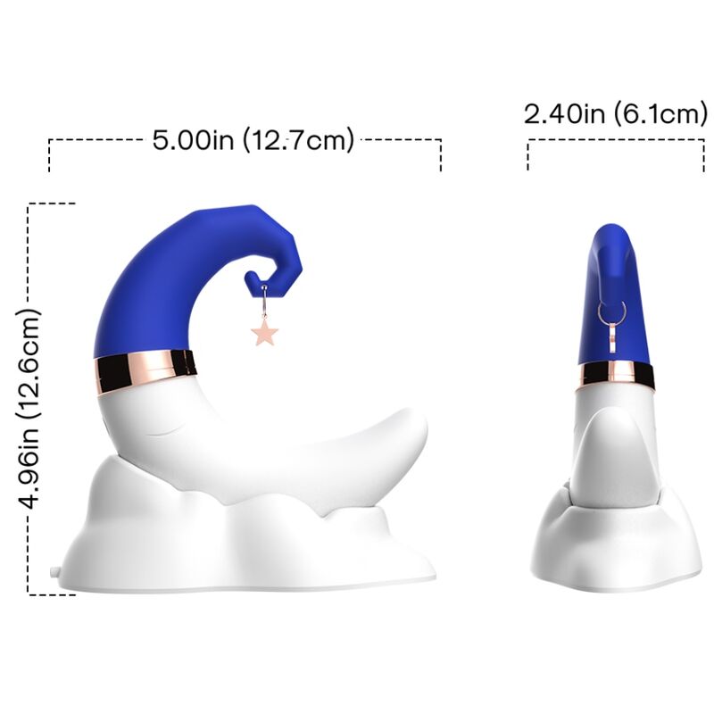 Stimulateur Clitoridien SweetMoon G-spot Succion Bleu - Armony