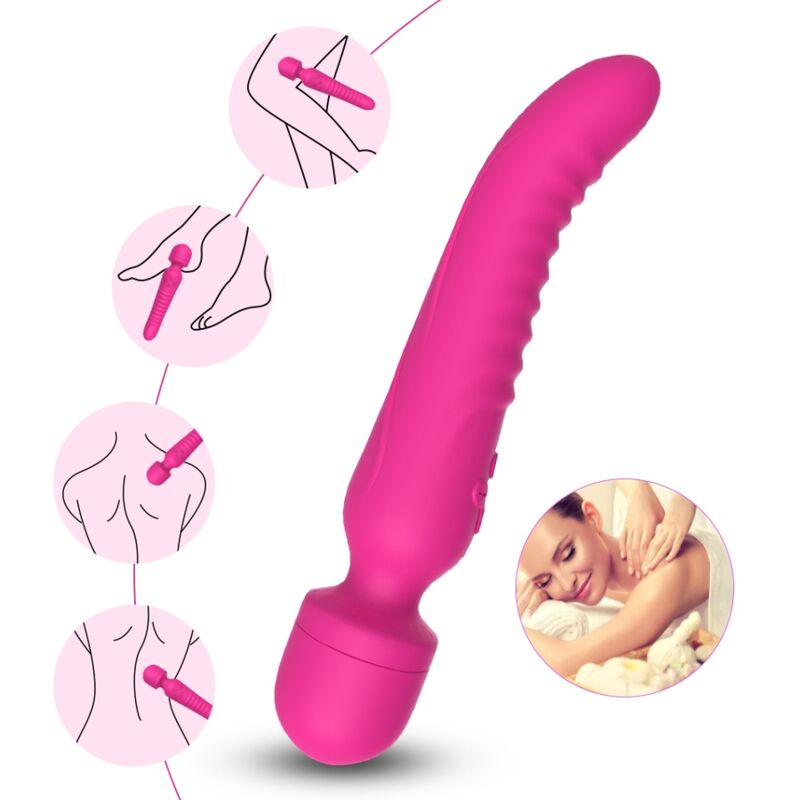 Vibrateur Mission Massager Effet Chaleur Fuchsia - Armony