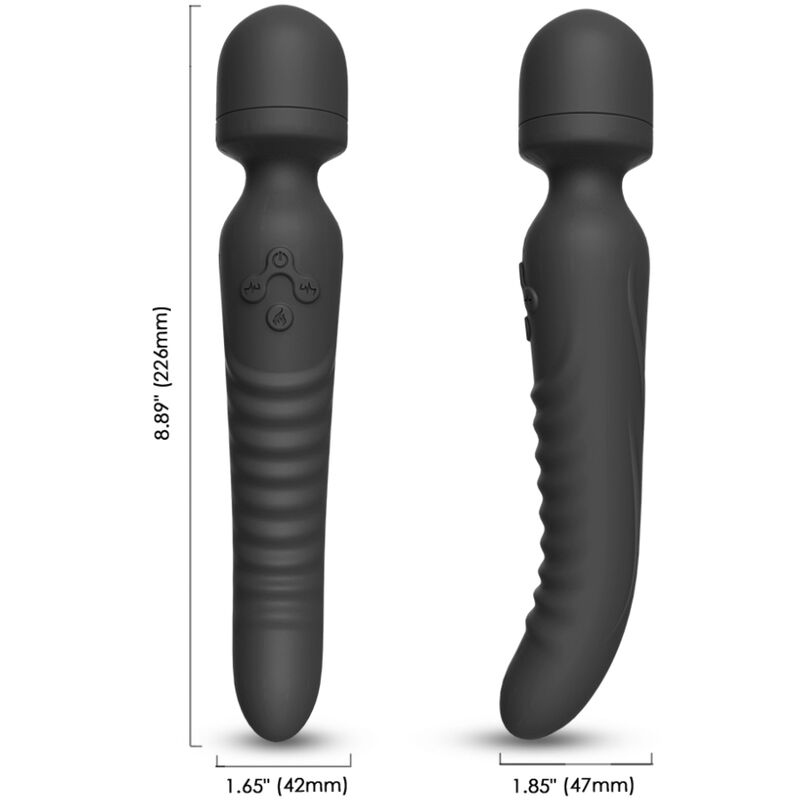 Vibrateur Mission Massager Effet Chaleur Noir - Armony - Armony