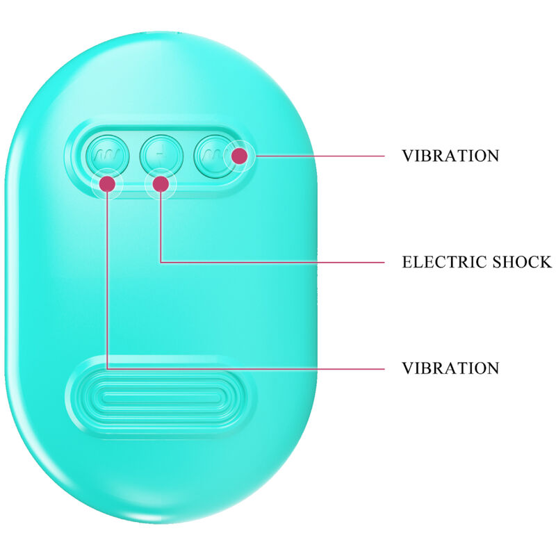 Pinces Tétons Électrostimulation Pretty Love Bleues - Pretty Love - PRETTY LOVE FLIRTATION