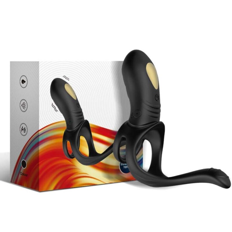 Anneau Pénien Vibrant Armony Jumper Ring Noir - Armony