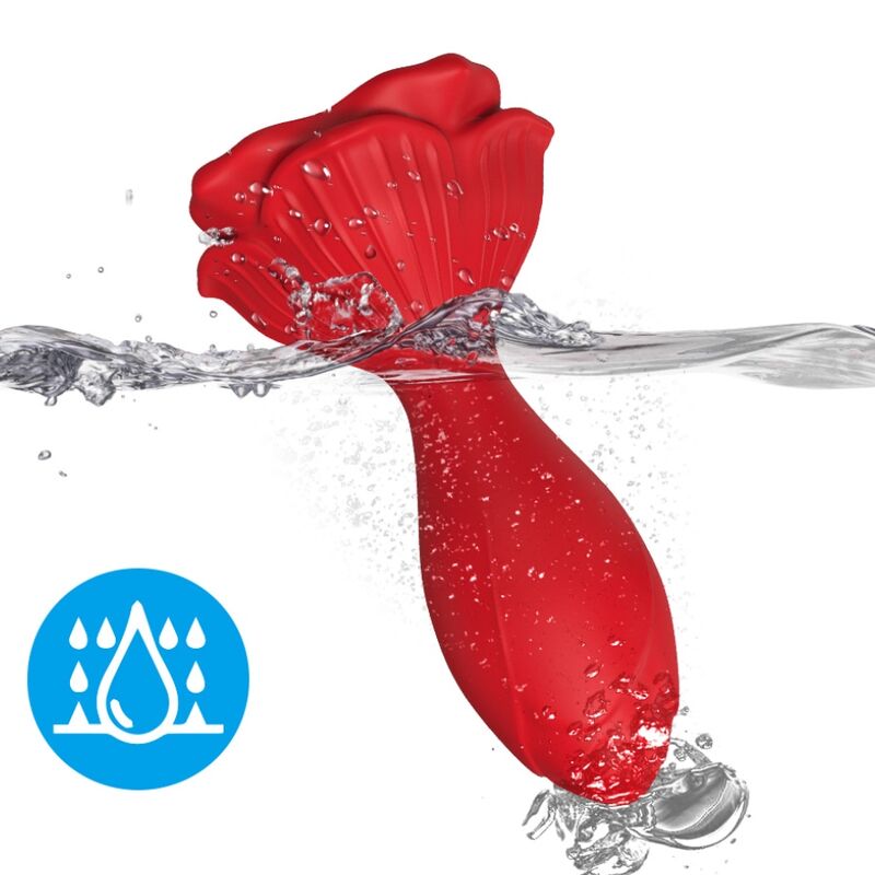 Vibrateur avec Plug Anal Rose Télécommandé Rouge - Armony