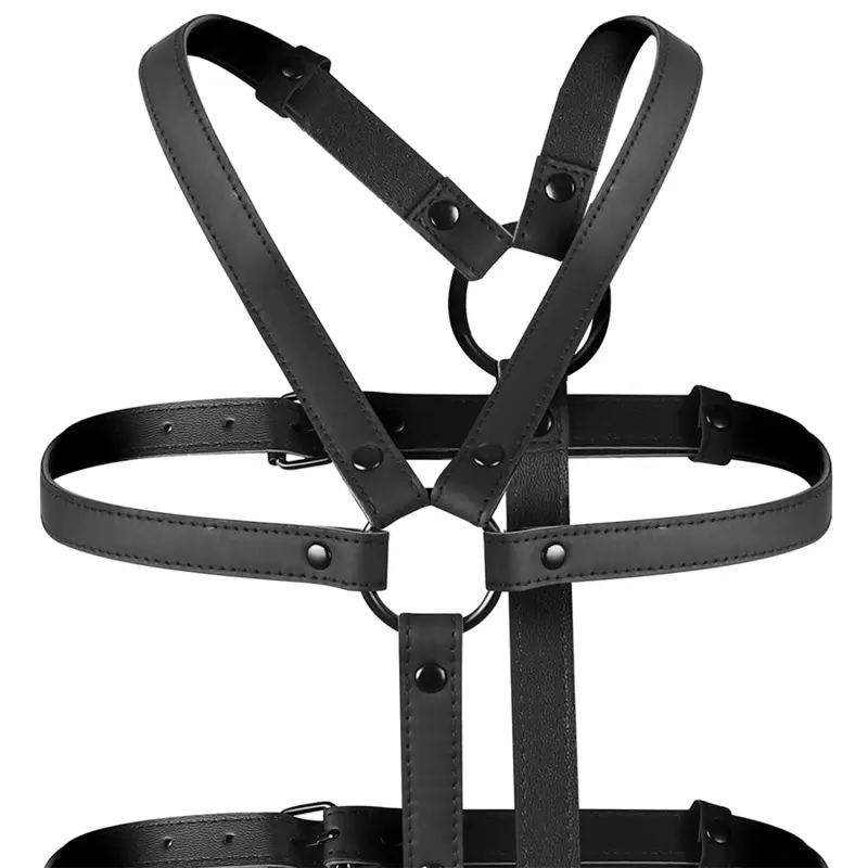 Harnais Bondage Réglable Torse et Bras - Fetish Submissive - FETISH SUBMISSIVE BONDAGE