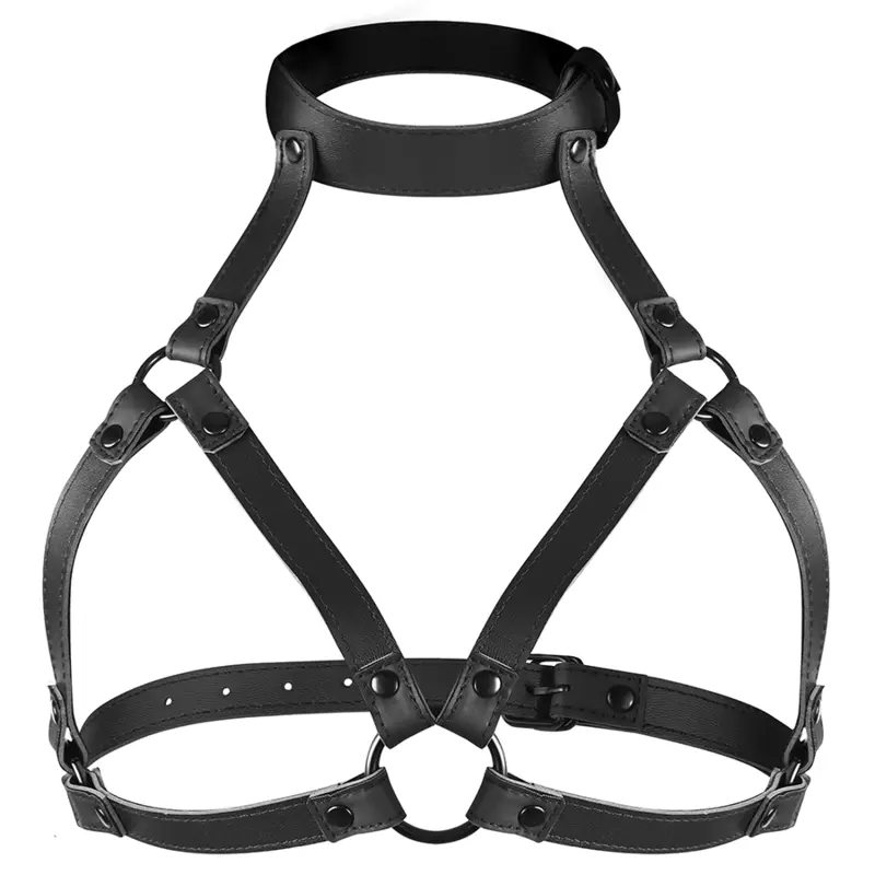 Harnais Bondage Poitrine Réglable Cuir Vegan - Fetish Submissive - FETISH SUBMISSIVE BONDAGE