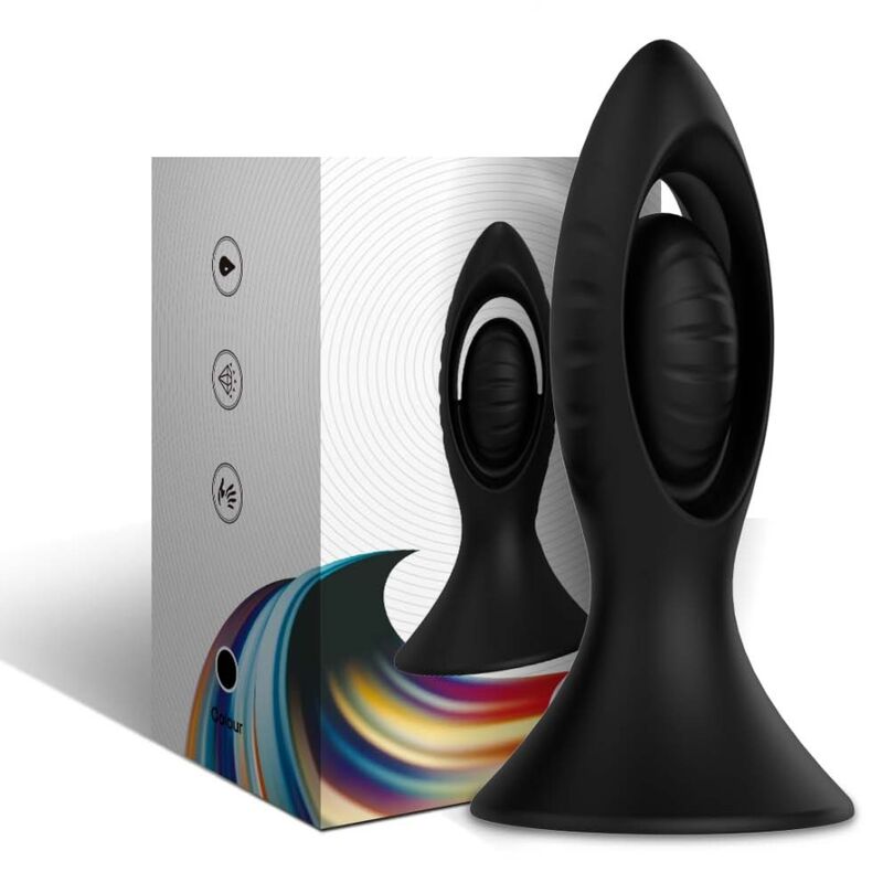 Plug Anal Vibrant Double Stimulation Noir - Armony