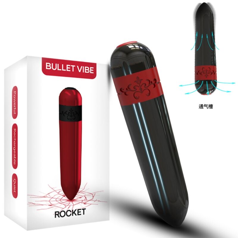 Vibromasseur Bullet Rocket Noir - Armony