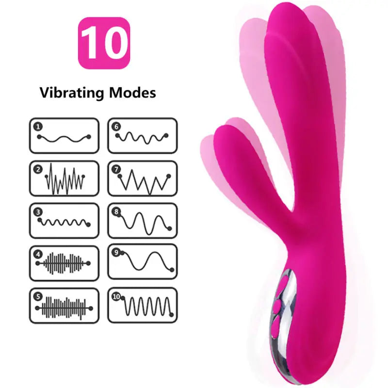 Vibromasseur chauffant flexible fuchsia - Armony - Armony