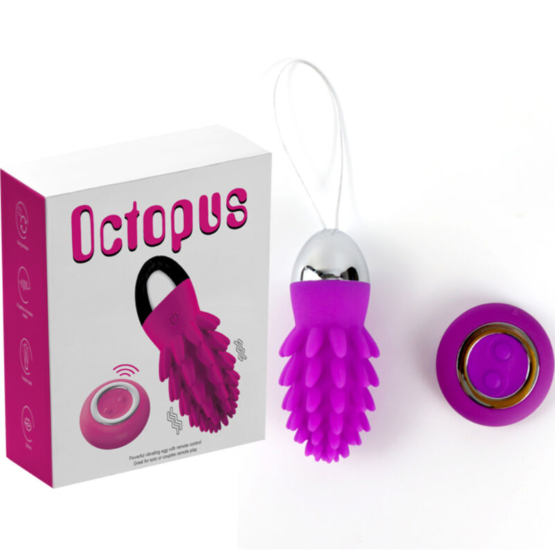 Armony - Œuf vibrant Télécommande en Forme de Cactus avec USB - Violet