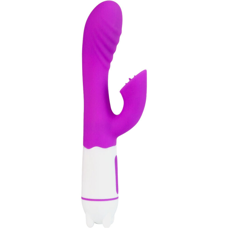 Vibromasseur Happy avec Langue Rechargeable Violet - Armony - Armony
