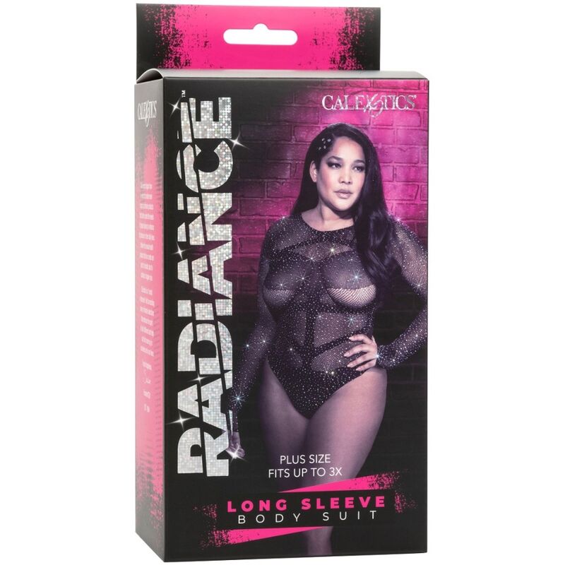 Body Radiance Manches Longues Strass Grande Taille - CalExotics