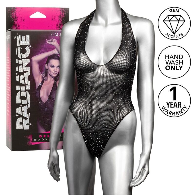 Body Lingerie Radiance Deep V à Strass - CalExotics