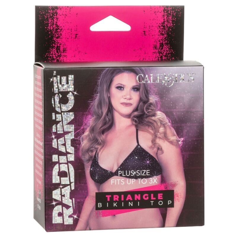 Haut de Bikini Triangle Radiance Strass Grande Taille - CalExotics