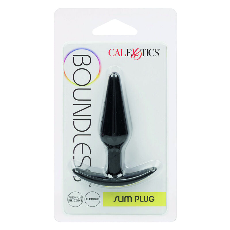 Plug Anal Slim Boundless avec Poignée Noir - CalExotics