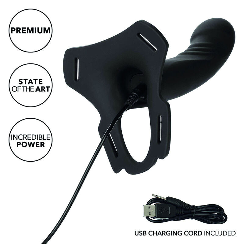 Harnais Vibrant Rechargeable Boundless Multi-Usage - CalExotics