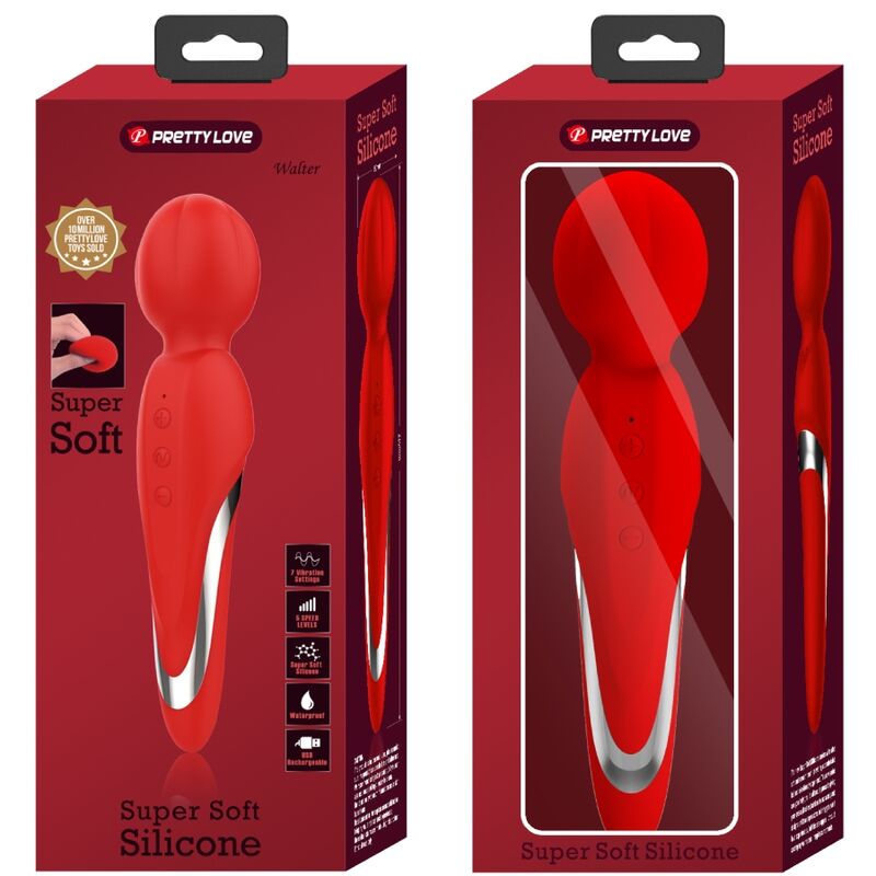 Masseur Vibrant Walter Rouge - Pretty Love - PRETTY LOVE FLIRTATION