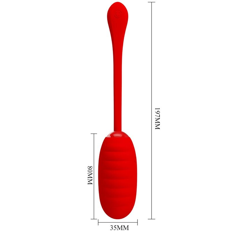 Oeuf Vibrant Pretty Love Rechargeable Rouge - Pretty Love