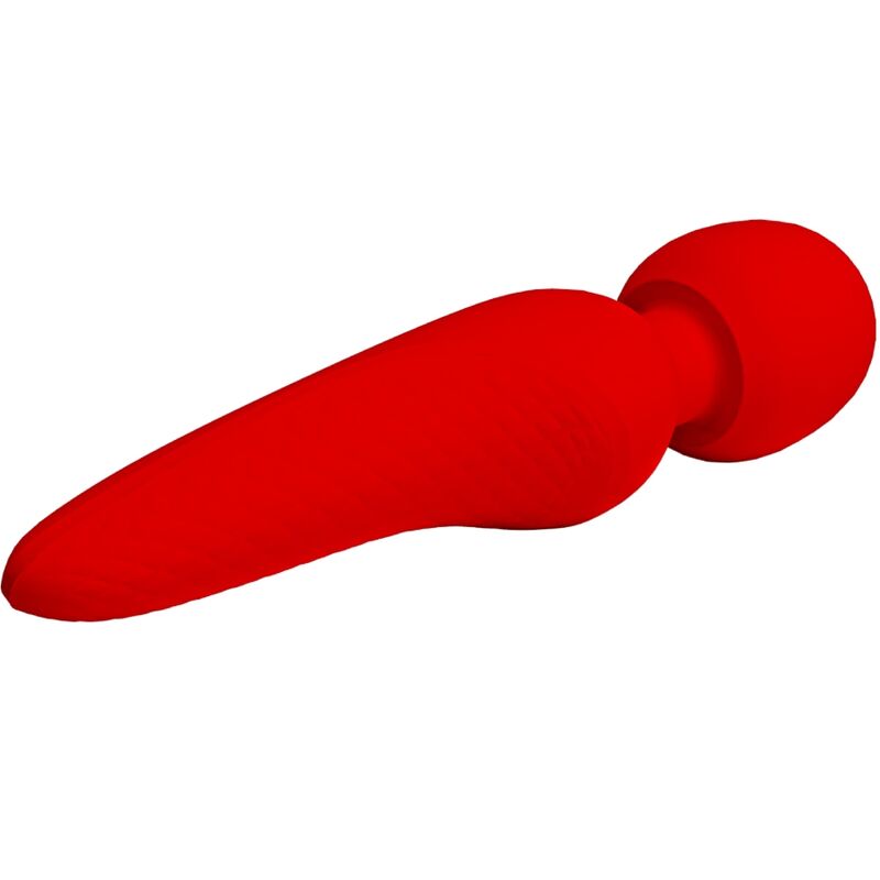 Masseur Vibrant Meredith Étanche Rouge - Pretty Love