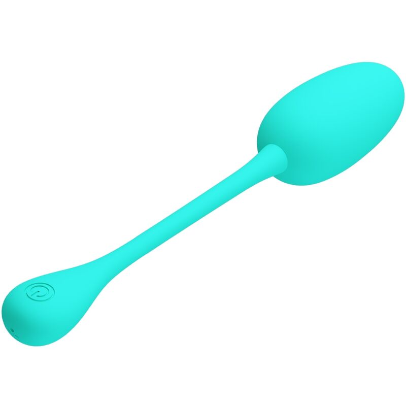 Pretty Love – Oeuf vibrant Rechargeable en silicone – Turquoise